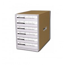 Plasti-Block's cabinet for 2,100 cassettes(6-drawers),External dim.445x245x400mm