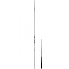 Micro probe stainless steel,15.5cm,45 degrees, tip diameter 0.038mm