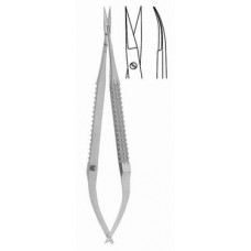 Micro Scissors 12cm sh/sh, curved (to front) blade