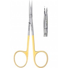 Iris scissors straight sh/sh 9cm tungsten carbide,ToughCut