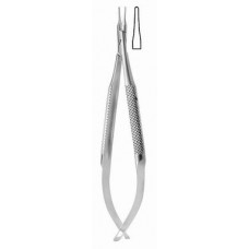 Barraquer-Troutman Round Handled Needle Holder Straight w/o Lock 12.5cm smooth 9x0.5mm