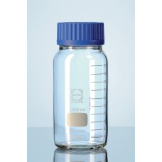 Lab bottle 10 liter glass Blue screw cap