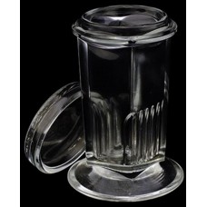 Coplin staining jar glass (Round) for 5/9 slides,stable up to 100C