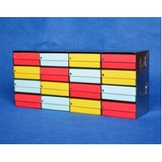 Freezer rack universal Horizontal type for 16 5cm freeze boxes,4 layers;S.S.