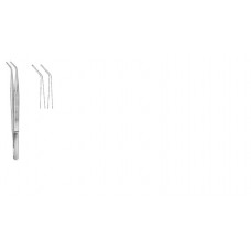 London College forceps Fig. 6 (smooth angled-curved prolonged-tip) 15cm