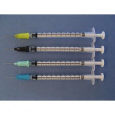 1ml syringe with 20g-1"(25.4mm) blunt needle,sterile