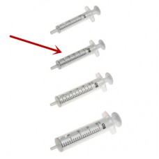 Syringe 5ml w/o needle,w/o luer,w/o rubber,sterile