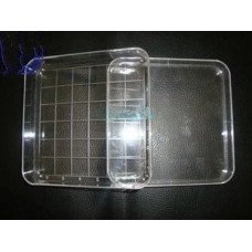 Petri dish plastic PS square 10x10cm,Sterile,with a grid,10/sleeve