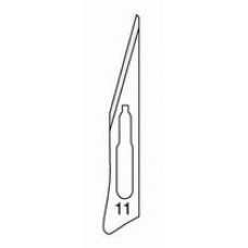 Surgical blades (scalpel) #11 sterile ind. Wrap w/o handle,AS medizin.
