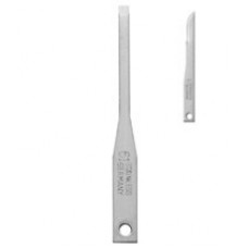 Curved Changeable Blades,cutting edge 10mm,thickness 0.6mm,carbon steel,non sterile