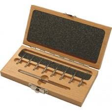 Micro Tool Kit:S.S. 9 probes & handle in a wooden case