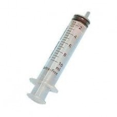 Syringe 10ml w/o needle  sterile luer slip