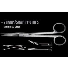 Standard Scissors  sh/sh curved 16cm