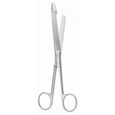 Bowel Scissors straight bl/bl 21cm