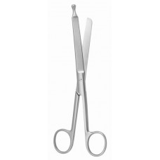 Bowel Scissors straight bl/bl 21cm