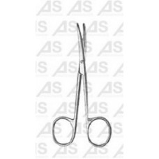 Lexer Baby scissors curved 10cm bl/bl