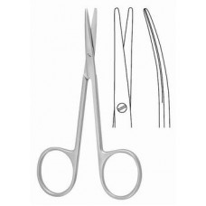 Strabismus scissors curved 11cm bl/bl