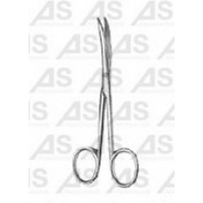 Landolt Scissors curved bl/bl 12cm
