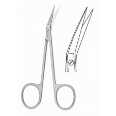 Iris scissors angled on-side sh/sh 11cm