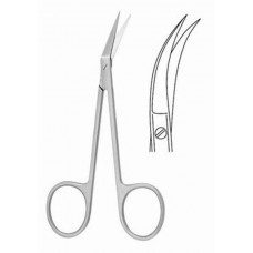 Iris scissors angular on-side sh/sh 11cm