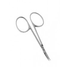 Iris scissors straight sh/sh 12cm,with large rings of inner 25 mm