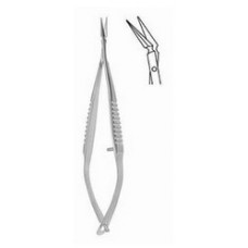 Spring Scissors vannas tubingen angled on side sh/sh 8.5cm 8mm edge