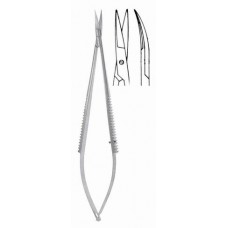 Micro spring Scissors Adventitia curved 15cm sh/sh 19mm edge