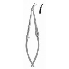 Spring Scissors Katzin-Barraquer Right curved sh/sh 10cm 8mm edge
