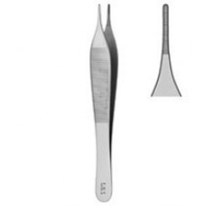 Delicate Adson forceps 12cmip width 1.5mm x 1mm Serrated,pc