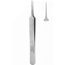 Tweezers #5A Medical 0.13x0.08mm,length 11.5cm,Inox(magnetic),blunt/atraumatic