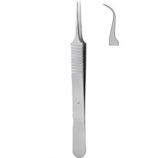 Tweezers #7(curved)inox (magnetic)thick x width 0.03x0.07mm medical,115mm