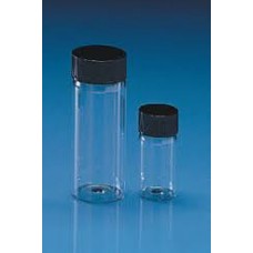 Glass vials with screw cap, 28 ml, 23X96 mm
