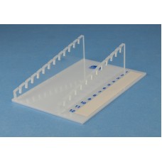 Slide drier plastic for 12 slides,angled platform