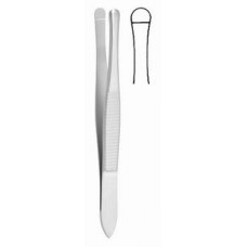 Beer Cilia forceps serrated straight 9cm