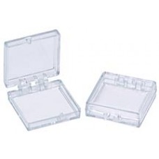 Square Plastic Boxes, styrene, 1 x 1 x 1/4 inch