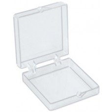 Square Plastic Boxes, styrene, 1-5/8 x 1-5/8 x 3/4 inch