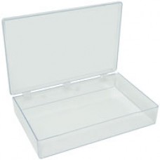 1-Compartment Styrene Box with 3 Hinges,32.4 x 21.6 x 5.4cm