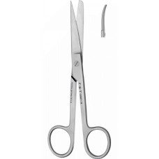 Standard Scissors  sh/bl curved 18.5cm