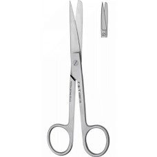 Surgical Scissors - Left Handed Straight   Sharp/Blunt 14.5cm