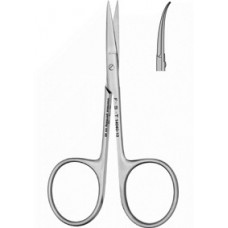 Iris scissors curved sh/sh 10cm Large Loops