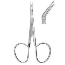 Iris scissors Angled to Side Sharp/Ball Tip 9.5m Large Loops(handles)