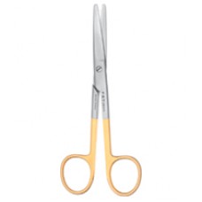 Mayo scissors straight bl/bl 15cm stainless steel Tungsten Carbide