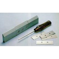 Histo Knife H,Technovit  Histoblade:60 x 19x1 mm,2 4-mm holes(essential:holder 14653-11)