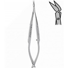 Vannas Spring Scissors 8cm Angled to Side sh/sh