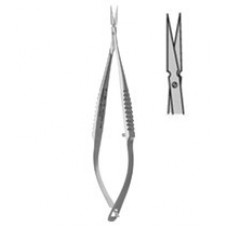Vannas-Tubingen spring Scissors straight 8.5cm 5mm sh/sh edge