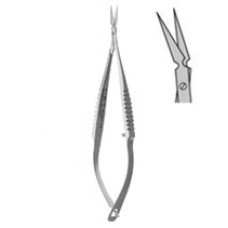 Vannas-Tubingen spring Scissors angled up 9.5cm 5mm sh/sh 0.1mm edge
