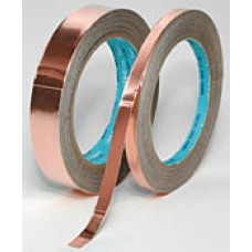 Copper Tape with Nickel,Single Adhesive Surface,Copper/Nickel Tape, 8mm W x 20m L