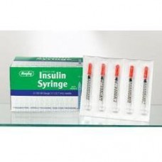 Rugby 0.5ml Insulin Syringe, 28GX 1/2INCH