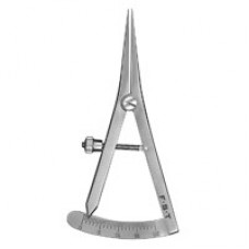 Castroviejo Surgical Calipers,Length: 8.5cm,Increments: 0.5mm,MAX measurment 20mm