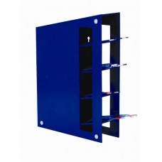 Pipette rack ABS Blue 4-compartments